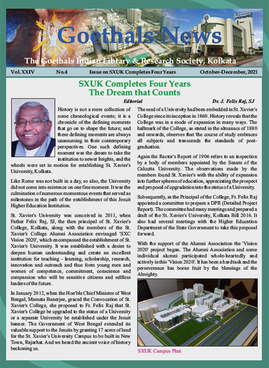 Goethals News Letter
