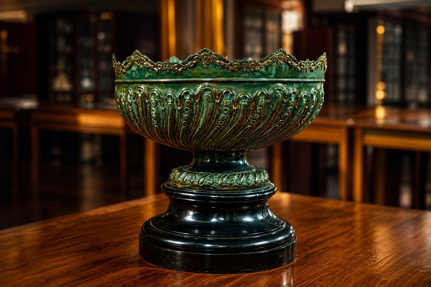 Verdigris Metallic Chalice