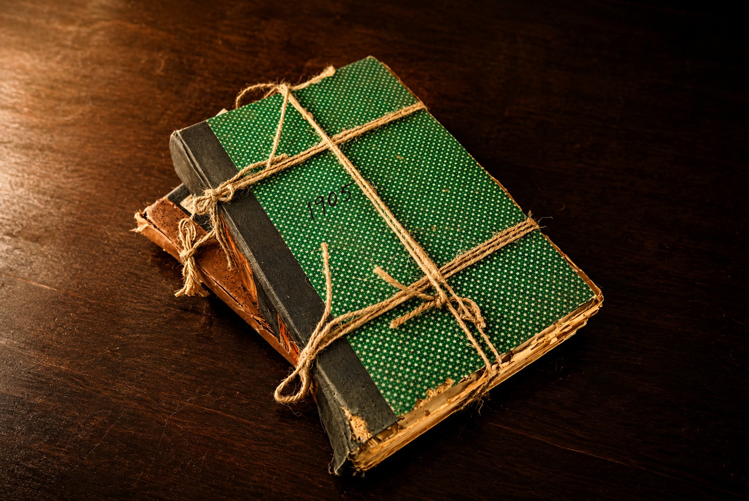 Archival tied volume from 1905