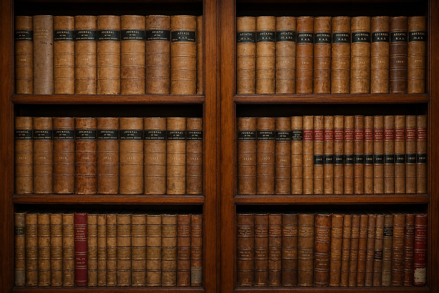 Original Uniform Leather-Bound Library Volumes