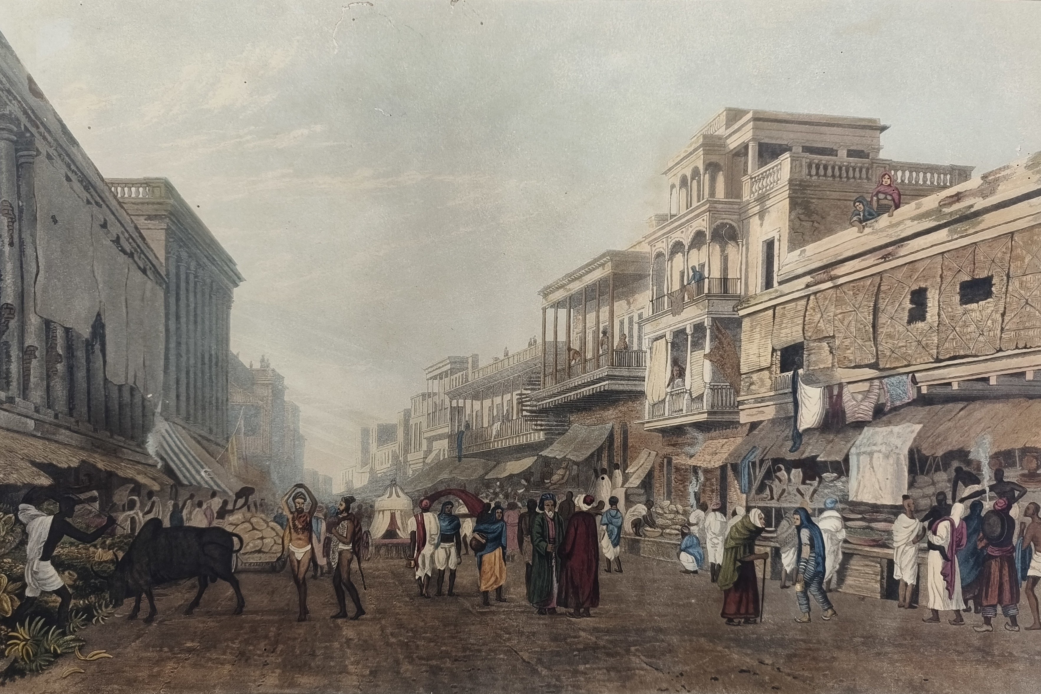 A View in the Bazaar, Leading to the Chitpore Road
