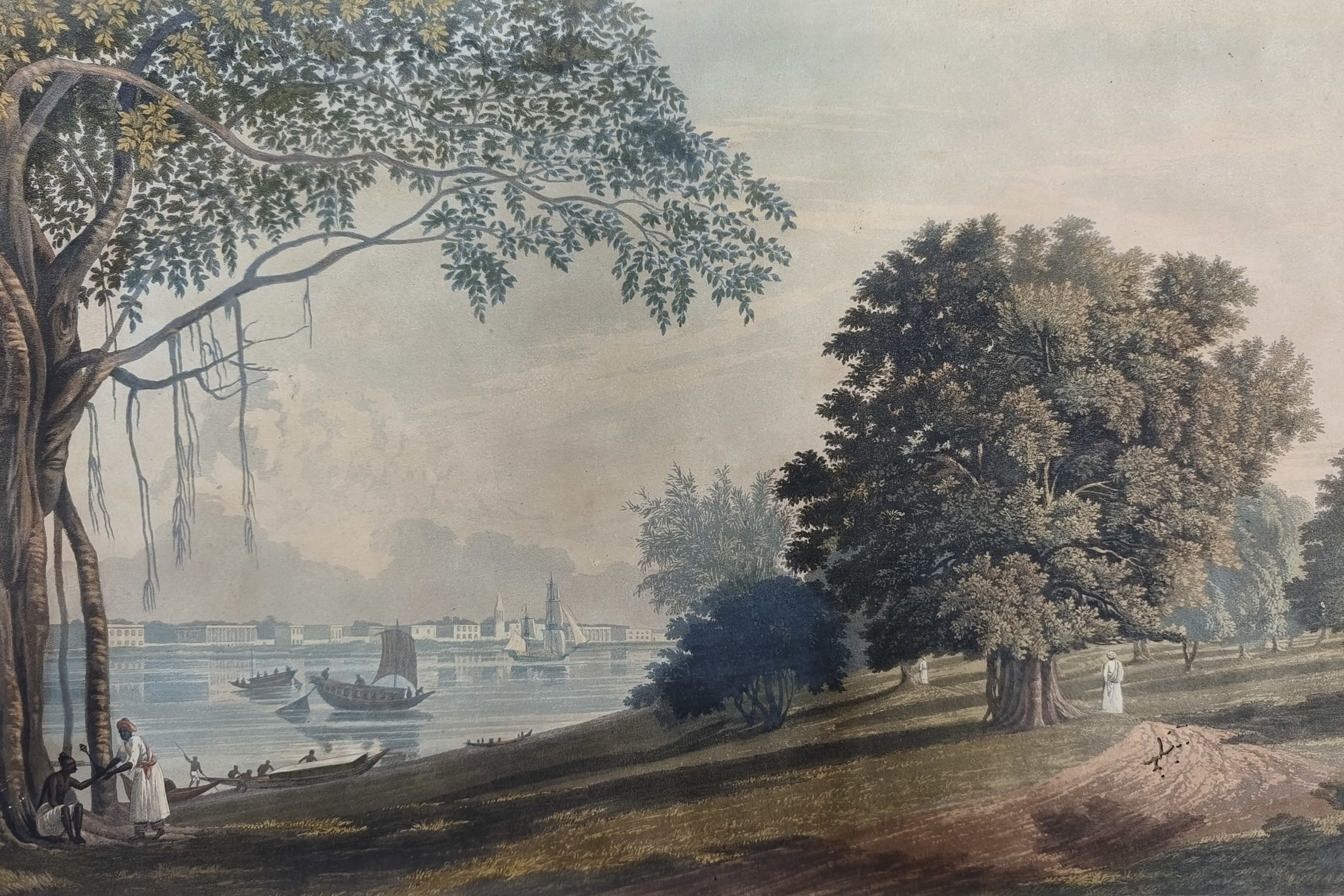 A View of Serampore, From the Park at Barrackpore