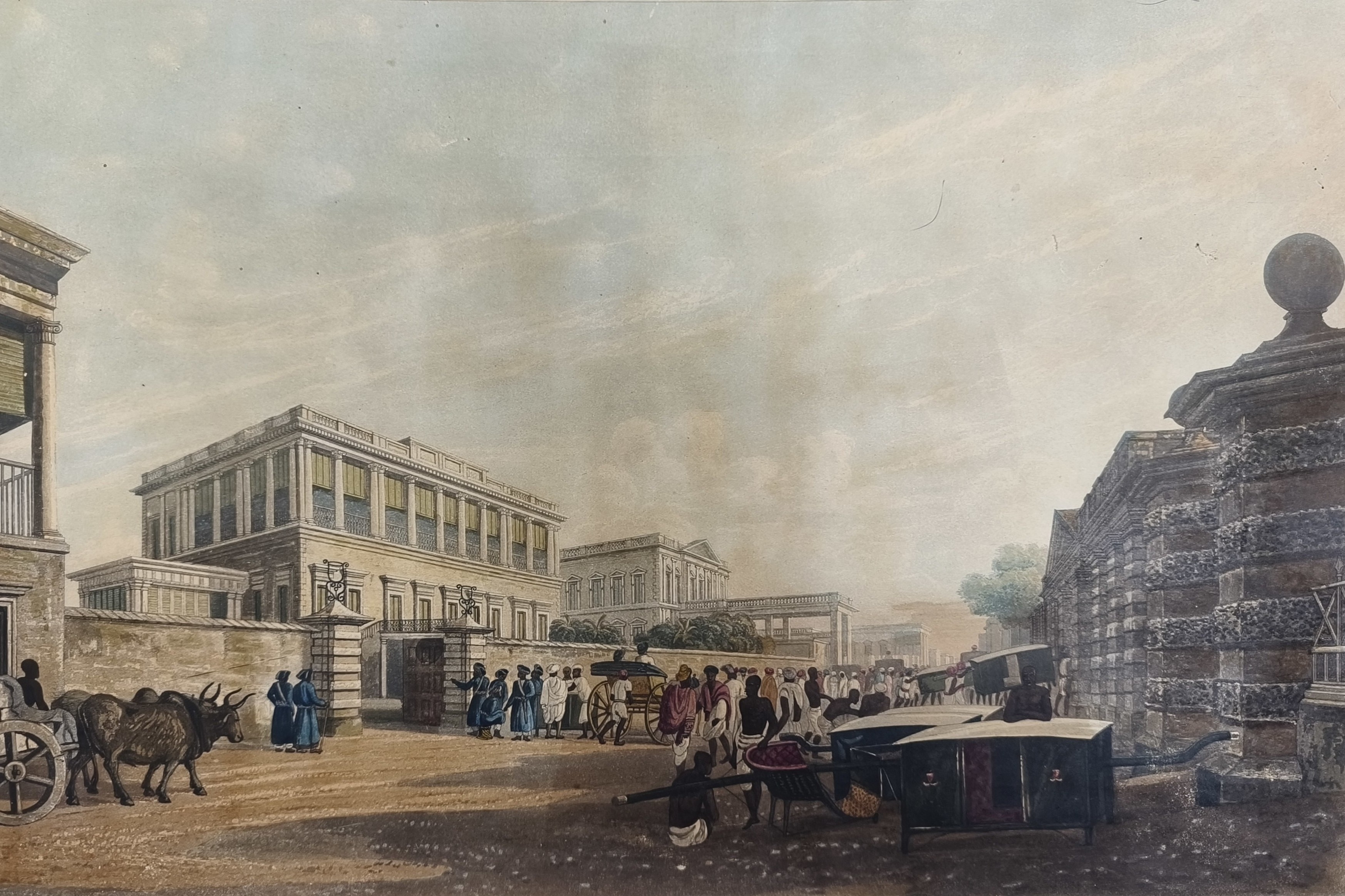 A View of the Loll Bazaar, from Opposite the House of John Palmer, Esquire