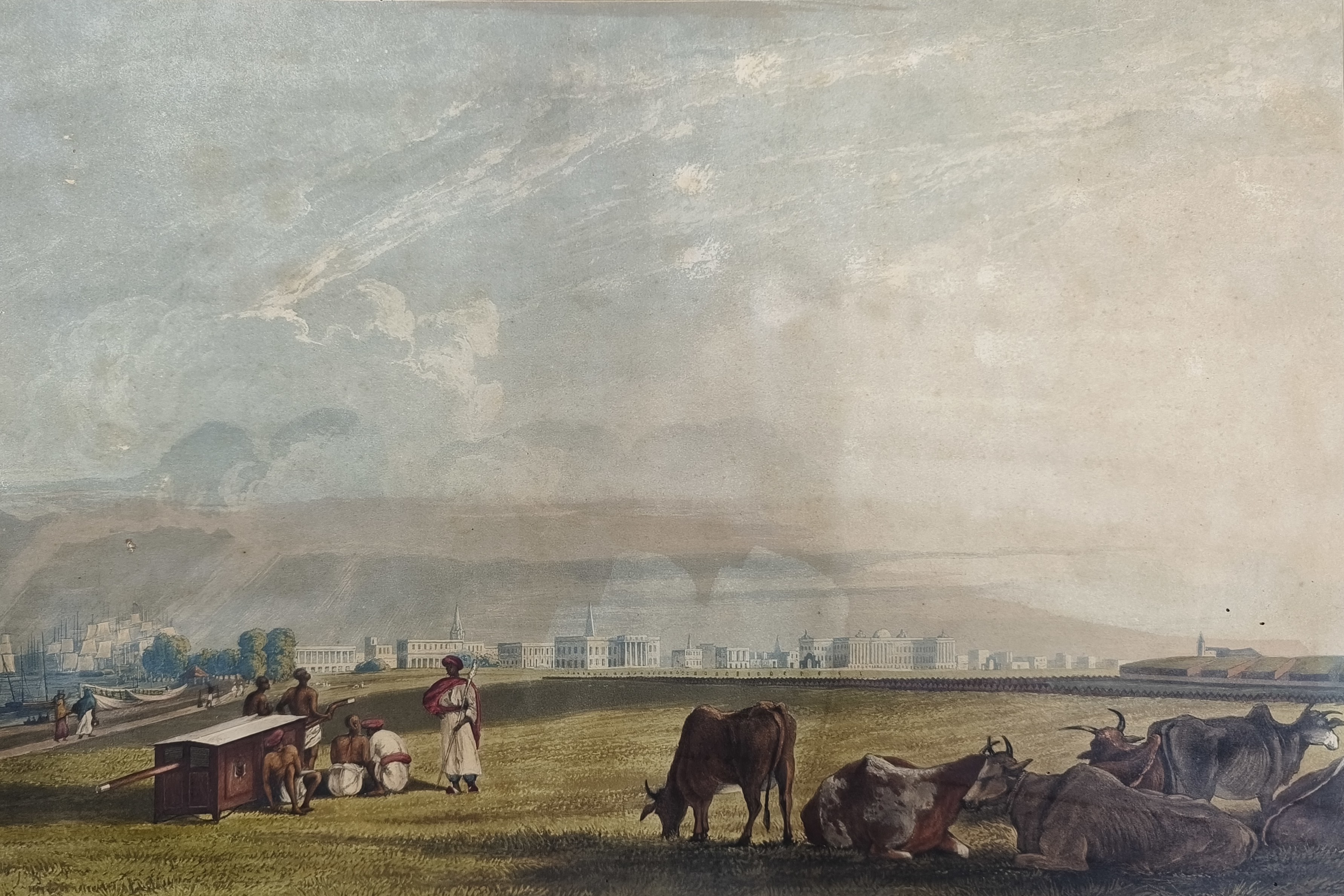 View of Calcutta From the Glacis of Fort William