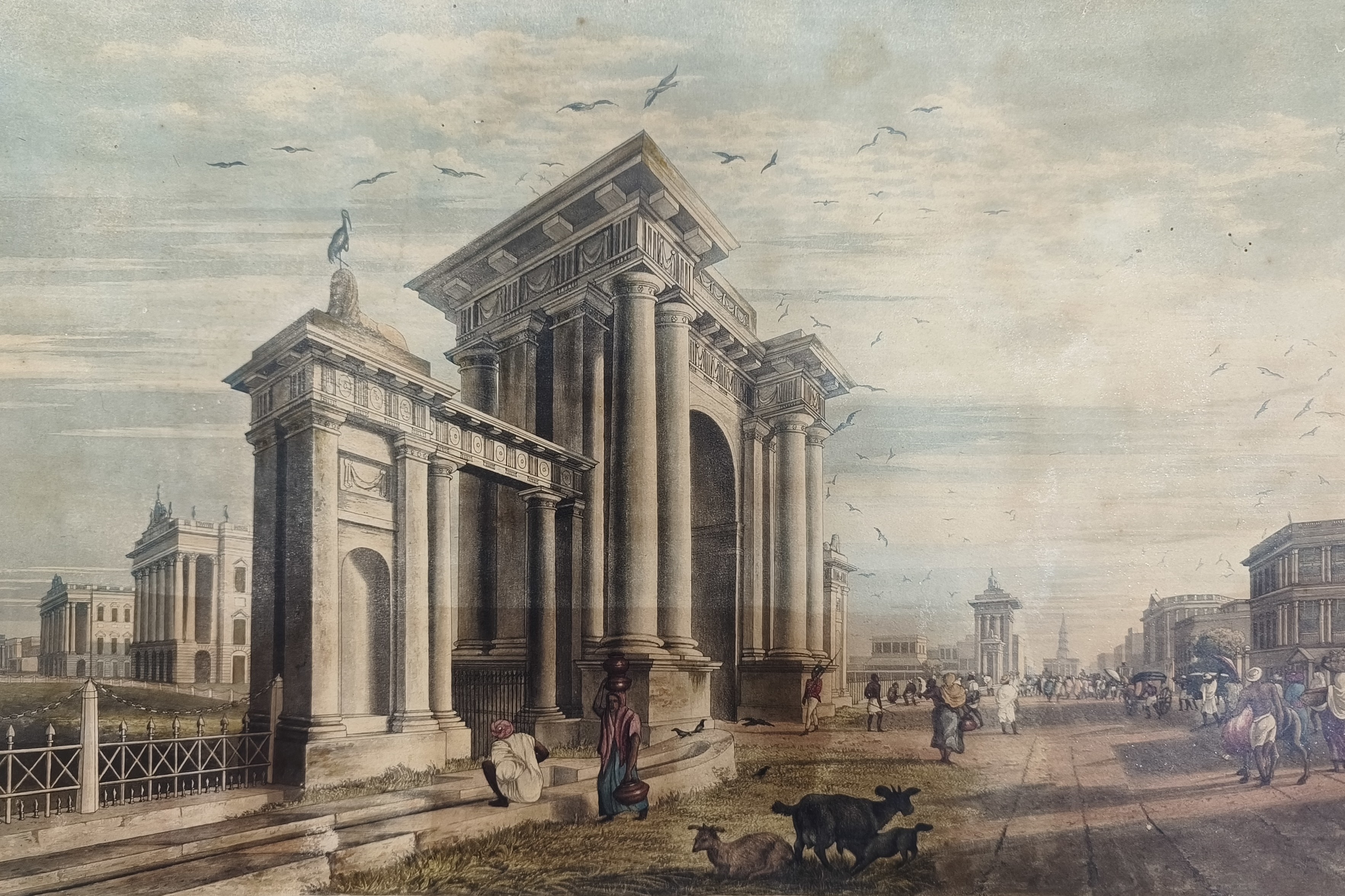 View of Court House Street, From Near the South Eastern Gate of Government House