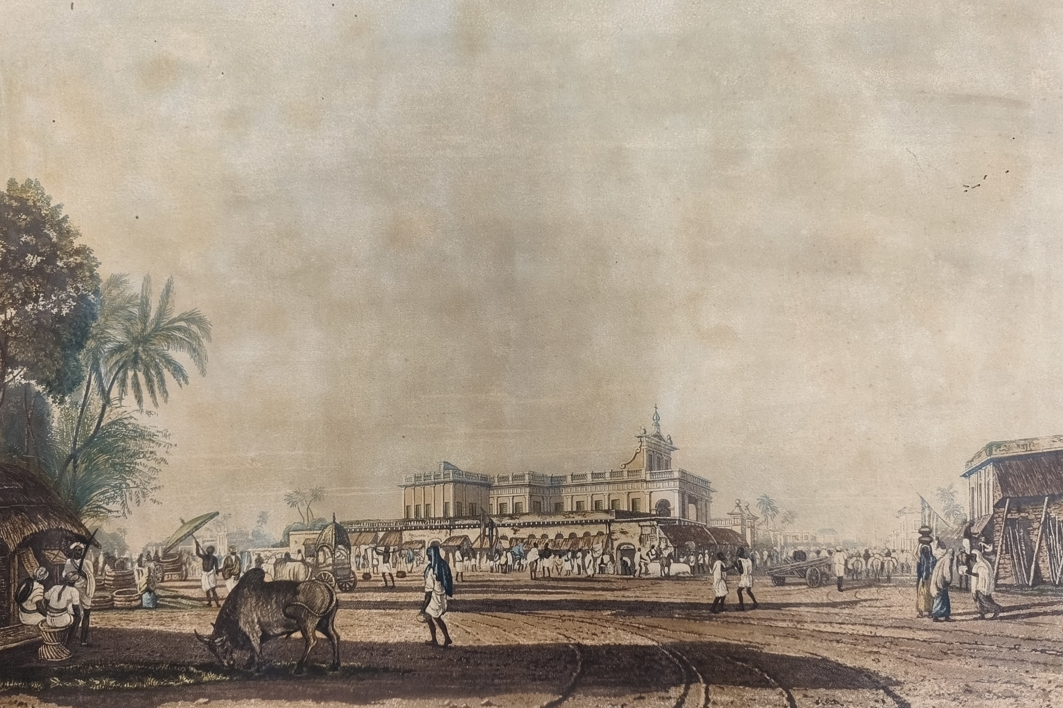 View of the Loll Bazaar and Portuguese Chapel, From the Circulur Road