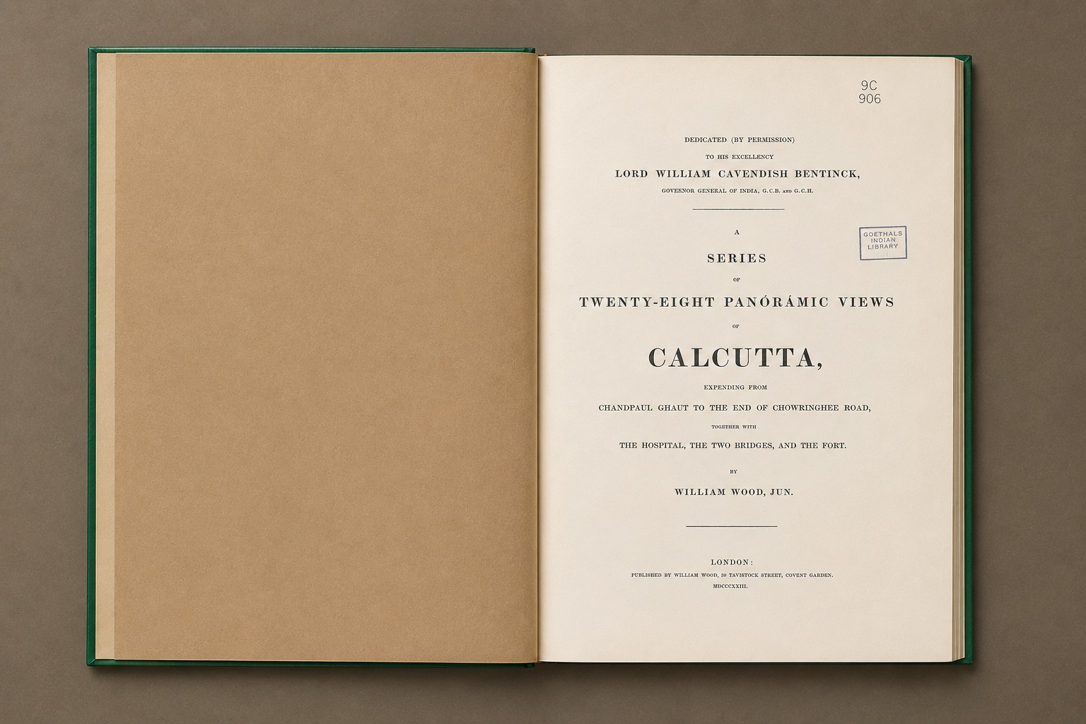 The City as Panorama: William Wood Junior’s Calcutta