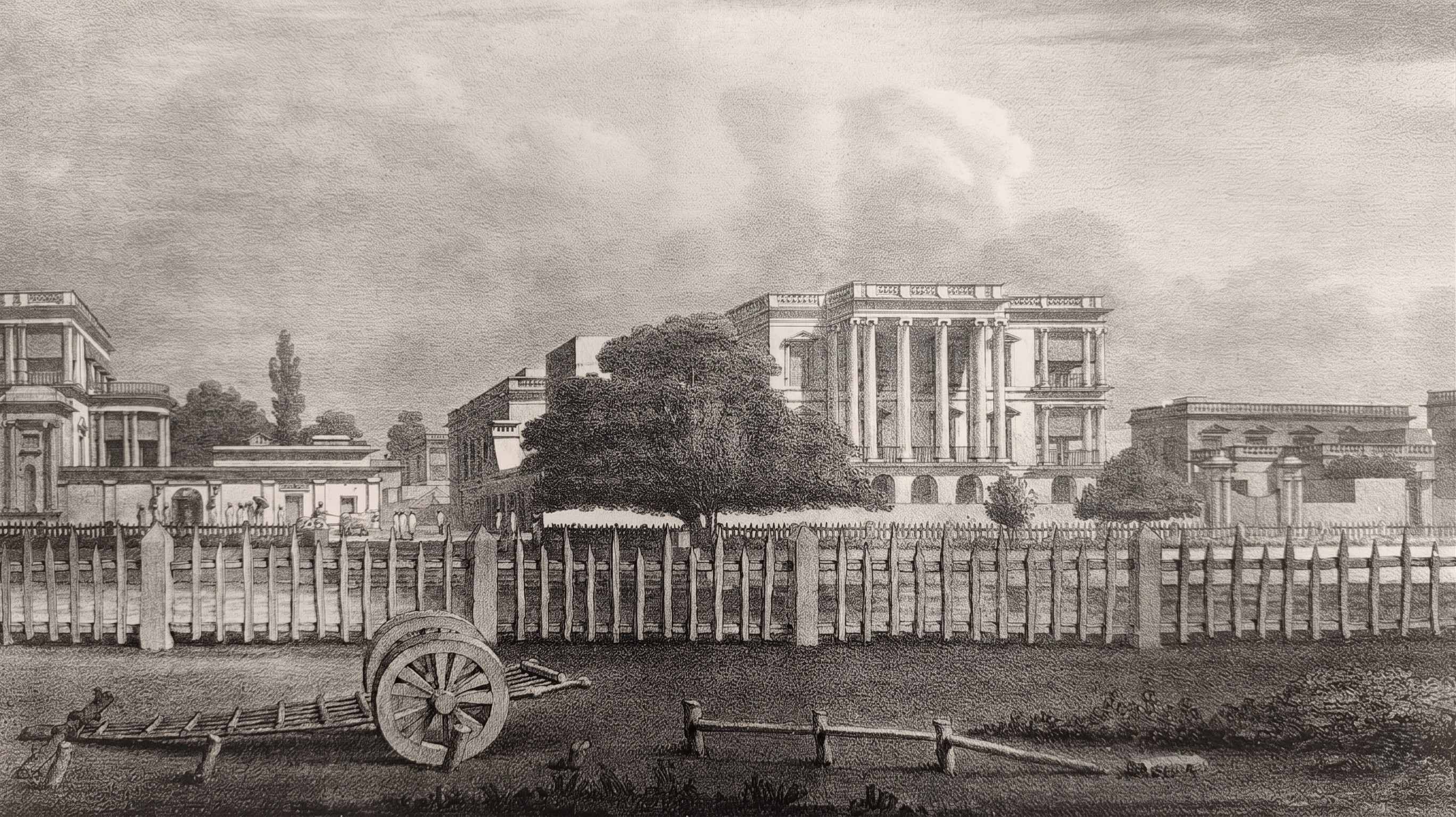 Chowringhee Road (General Post Office, Lindsay St. & Monohur Doss's Tank)