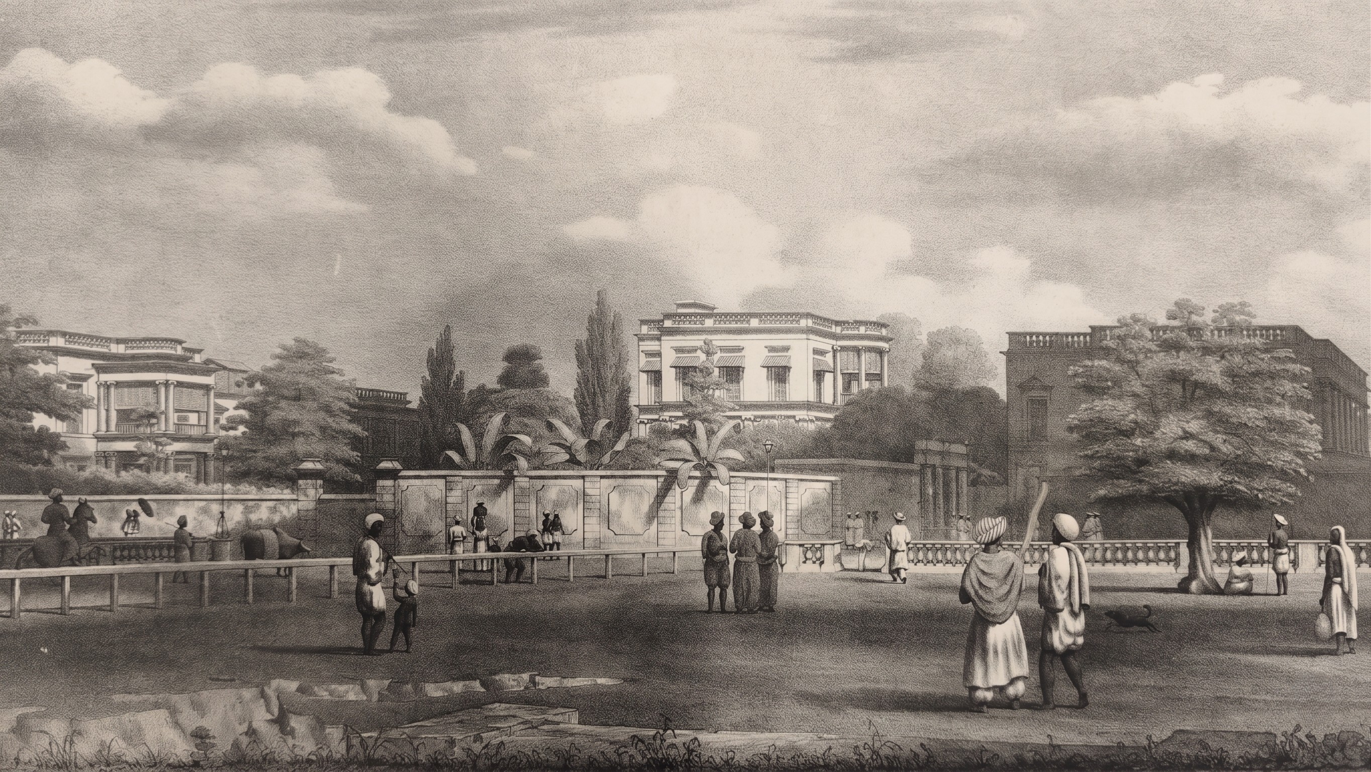 Chowringhee Road (Park Street & Asiatic Societys House)